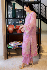 FW25DA-2861 LILAC 2PCS EMBROIDERED KURTA WITH TROUSER