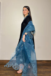 Dupatta : FW26DD-3016 TURQUOISE BLUE DUPATTA