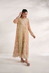SS24DA-2468 MULTI 2PCS EMBROIDERED KURTA WITH TROUSER
