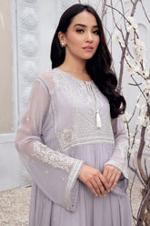 DA-1514 GREY EMBROIDERED KURTA