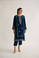 DA-1709 C-Green EMBROIDERED KURTA