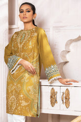 DC-0402 GREEN EMBROIDERED KURTA