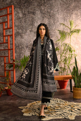 DC-3017 BLACK KHADDAR 3Pcs