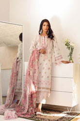 DU-3124 WHITE LAWN 3PCS