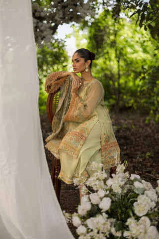 Luxury unstitched wedding wear fabric.