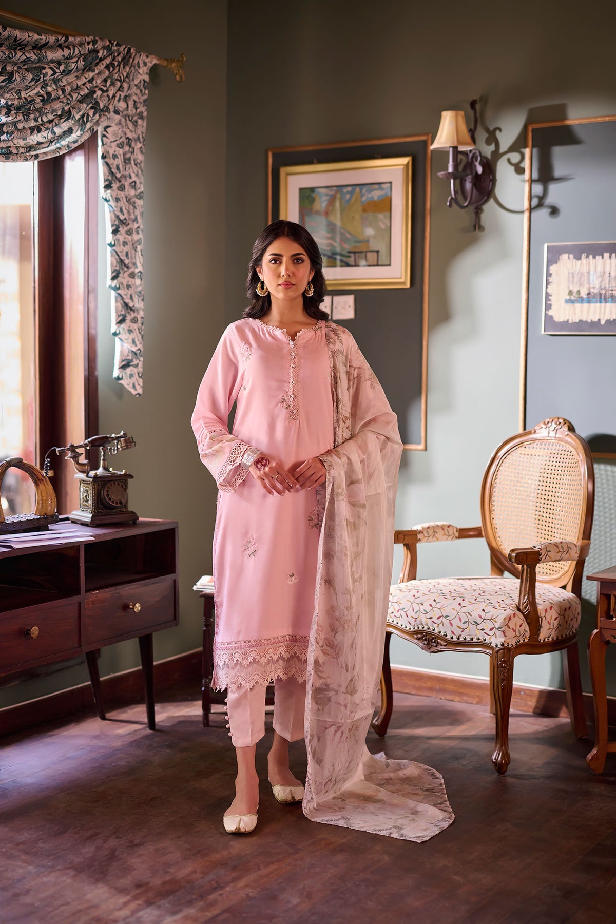 SS24DD-1174 GREEn DUPATTA