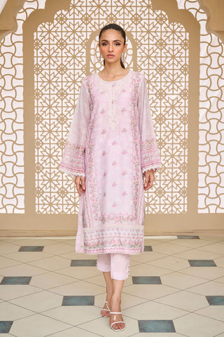 DA-1759 LIGHT PURPLE EMBROIDERED KURTA