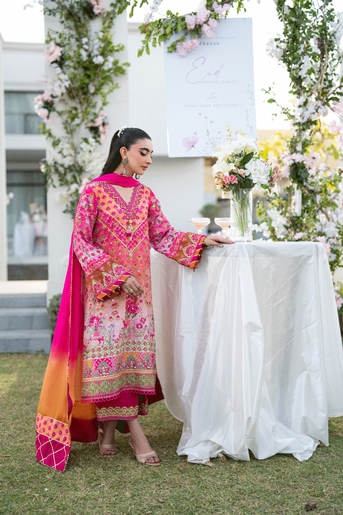 SS25DD-2691 PINK DUPATTA