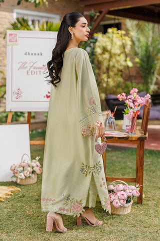 SS26DA-2904 MINT GREEN 2PCS  EMBROIDERED KURTA WITH TROUSER