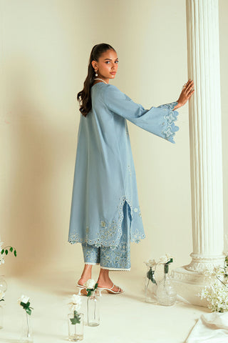 SS25DD-2553  SKY BLUE DUPATTA