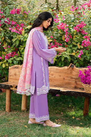 SS25DD-2577  LIGHT PINK PRINTED DUPATTA