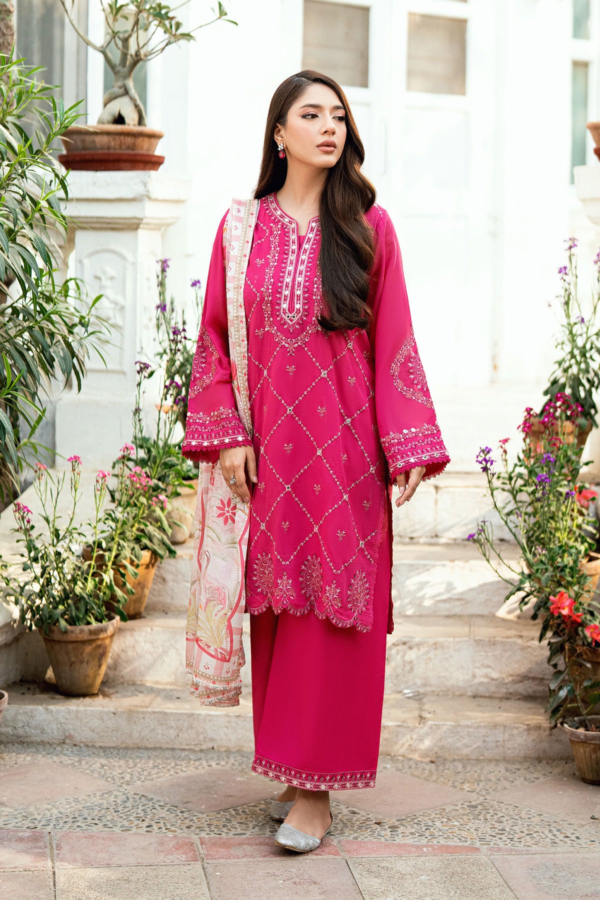 SS25DD-2585  MULTI PRINTED DUPATTA