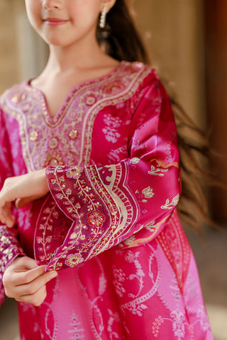 SS26DK-0233 DARK PINK 1 Pcs Kaftan