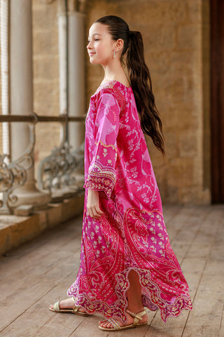 SS26DK-0233 DARK PINK 1 Pcs Kaftan