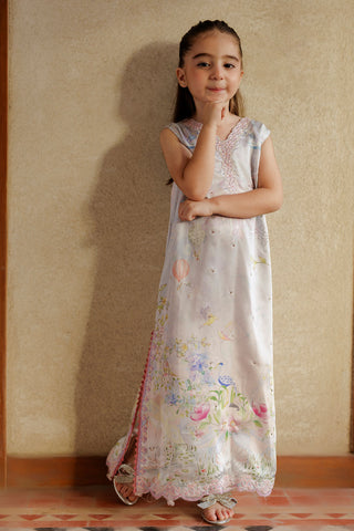 SS26DK-0248 LILAC 1 Pcs Kaftan