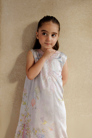 SS26DK-0248 LILAC 1 Pcs Kaftan