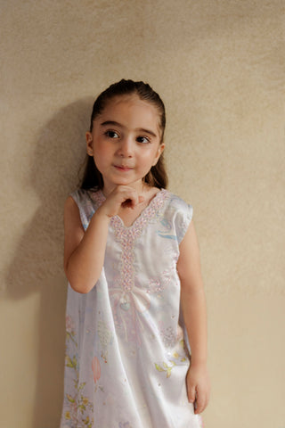 SS26DK-0248 LILAC 1 Pcs Kaftan