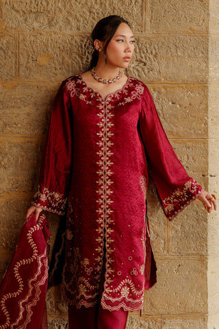 SS26DL-0353 MAROON 3PCS
