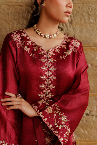 SS26DL-0353 MAROON 3PCS