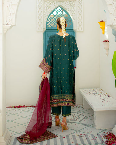 DA-3169 DARK GREEN 3Pcs