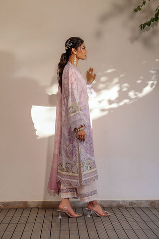 SS24DA-2512 LIGHT PURPLE 2PCS HAND EMBELLISHED  SHIRT WITH TROUSER