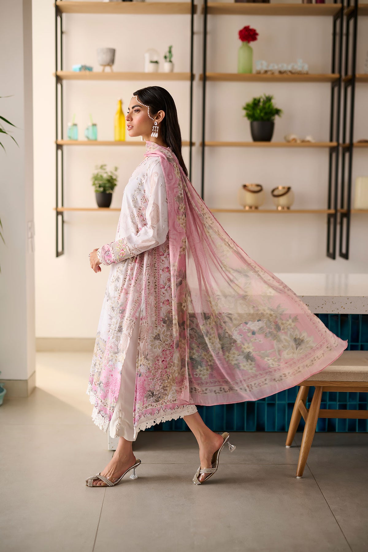 SS24DD-1136 PINK DUPATTA