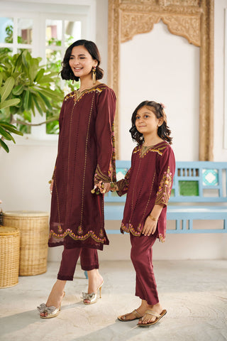 DK-0126 MAROON 2PCs