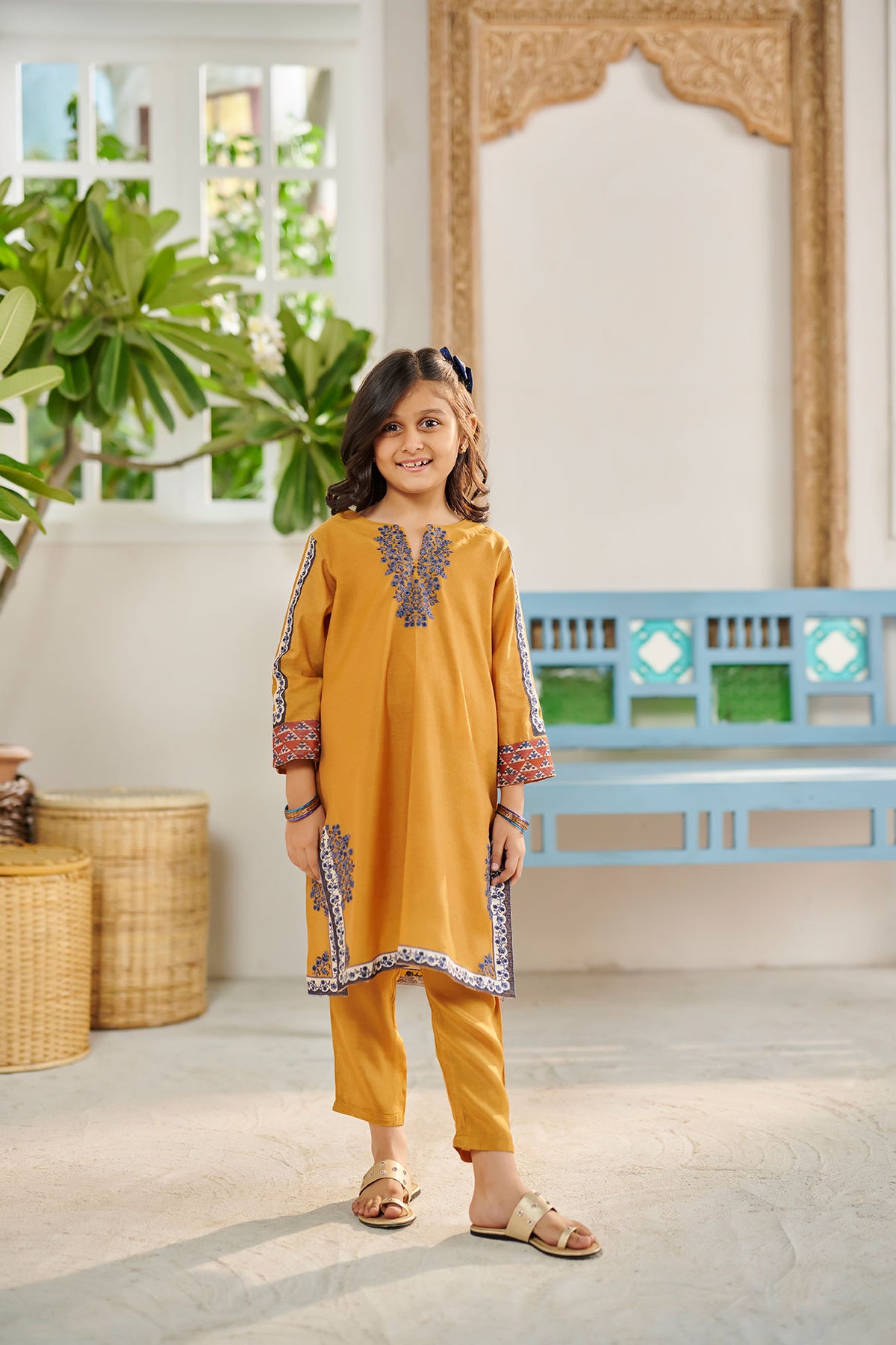 DK-0131 MUSTARD 2PCs