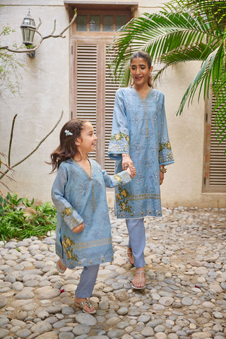 DK-0129 TEAL BLUE 2PCs