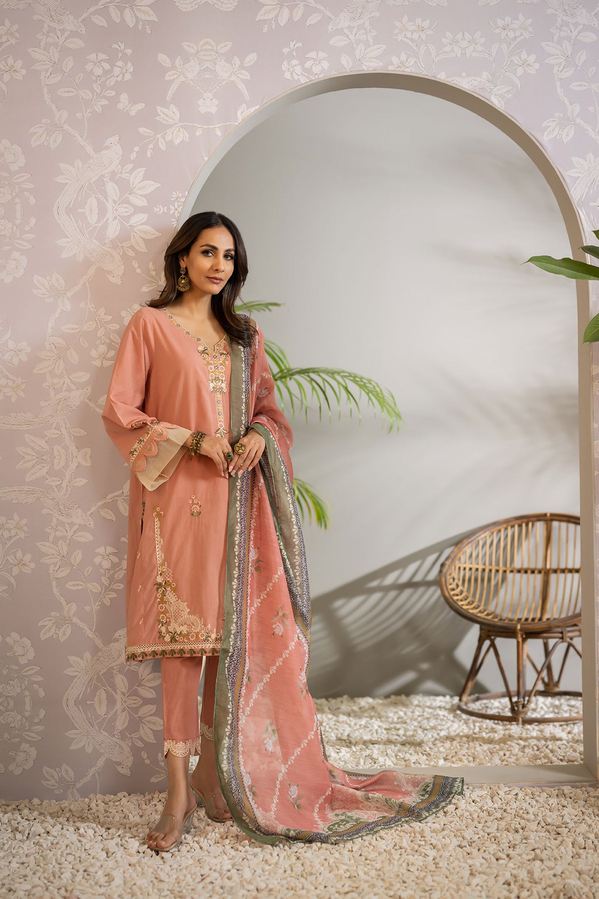 DU-3096 PEACH   3PCS