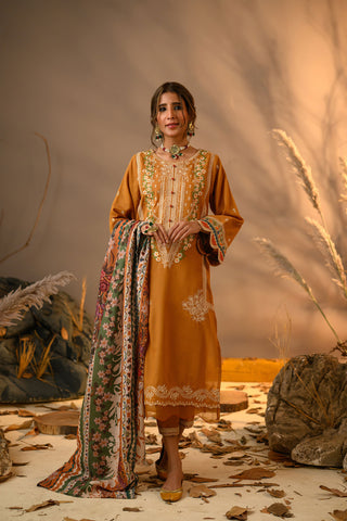 DU-3117 MUSTARD KARANDI  3PCS