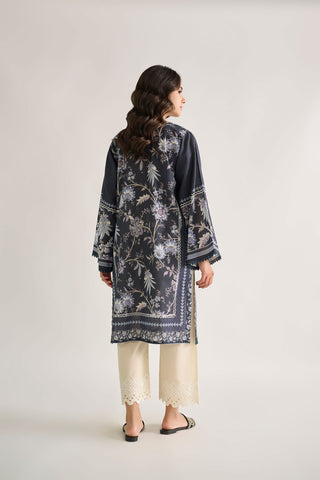DC-0456 GREY EMBROIDERED KURTA