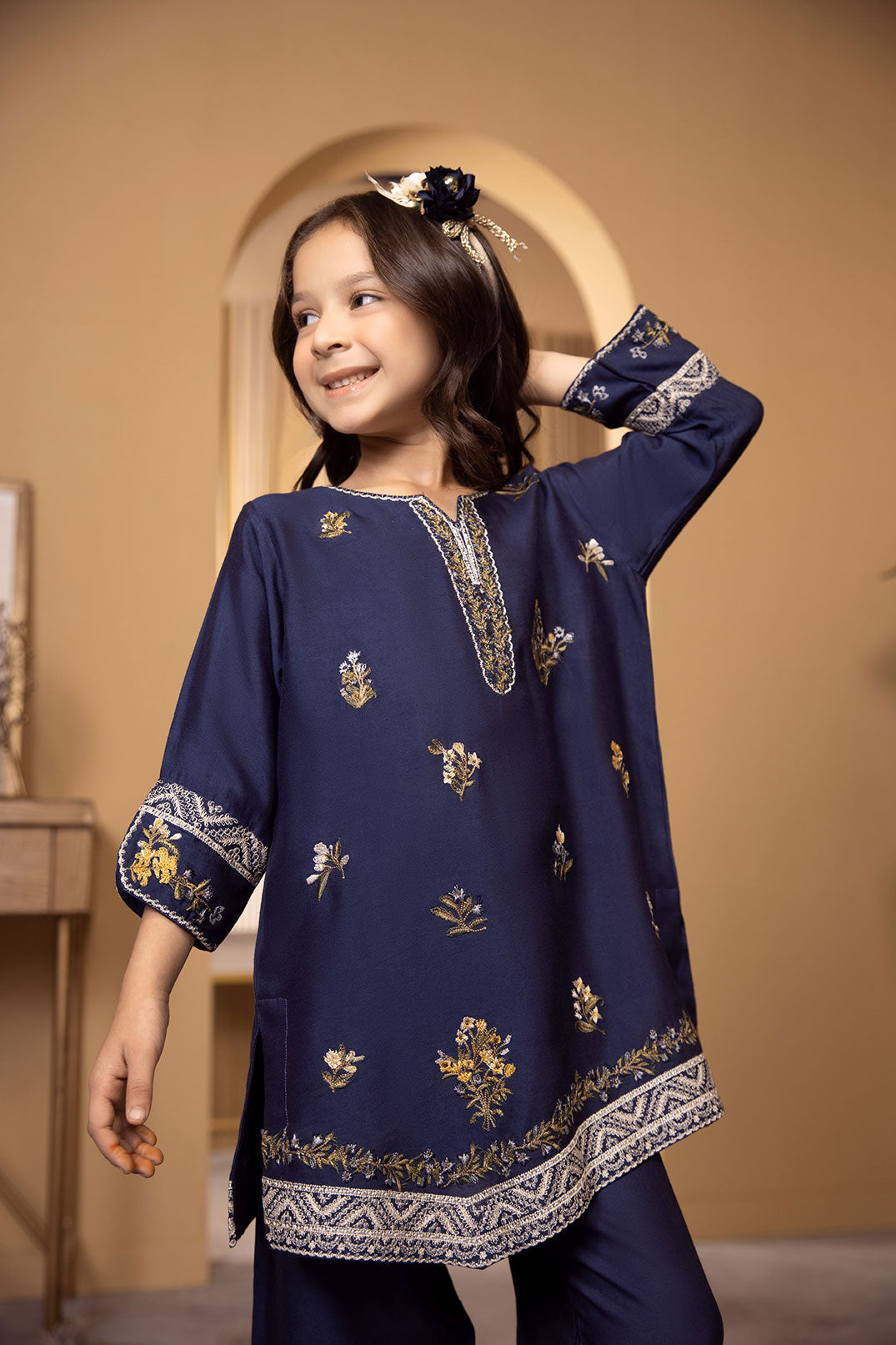 DK-0144 NAVY BLUE 2PCs