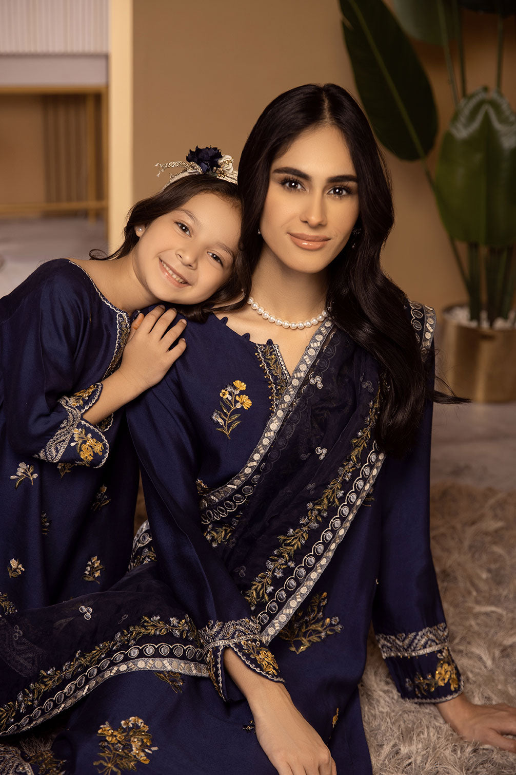 DK-0144 NAVY BLUE 2PCs