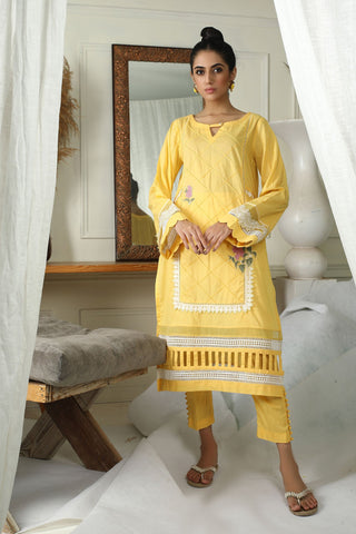 DC-0270 YELLOW Lawn 2Pcs