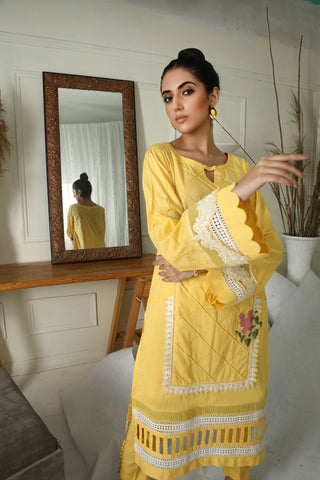 DC-0270 YELLOW Lawn 2Pcs