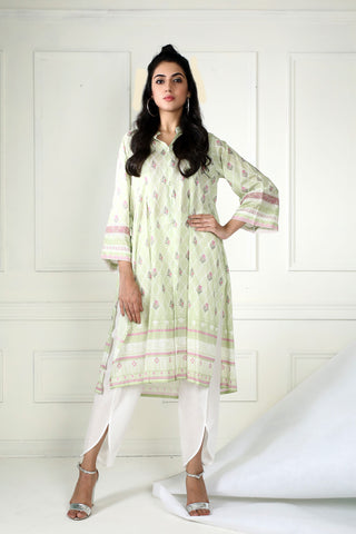 DU-1068 Tea Green LAWN 1 PCS