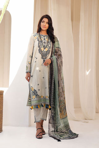DU-3122 L-GREY LAWN  3PCS